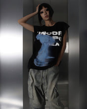 Load image into Gallery viewer, UNISEX - ADORN - Lazer multi logo pants (bluewashed)
