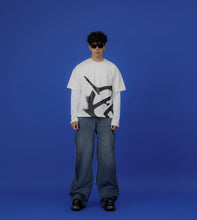 Load image into Gallery viewer, UNISEX - WAVY JEANS (blue/grey)
