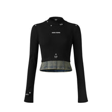 Load image into Gallery viewer, ATLU - Denim - Knit sweater (black)
