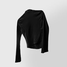 Load image into Gallery viewer, WOMEN - Silk shirt (black)
