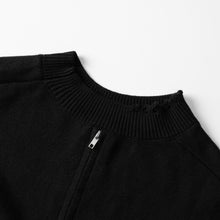 Lade das Bild in den Galerie-Viewer, ATLU - Two way zip - Sweater (black)
