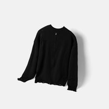 Load image into Gallery viewer, ATLU - Two way zip - Sweater (black)
