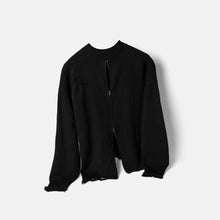 Load image into Gallery viewer, ATLU - Two way zip - Sweater (black)
