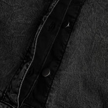 Charger l&#39;image dans la galerie, UNISEX - John - Veste en jean vintage (noir)
