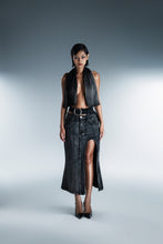 Lade das Bild in den Galerie-Viewer, ATLU - Cami - Denim pleat (blackwash)
