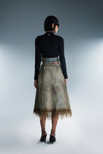 Lade das Bild in den Galerie-Viewer, ATLU - Two layer - Denim skirt (green)
