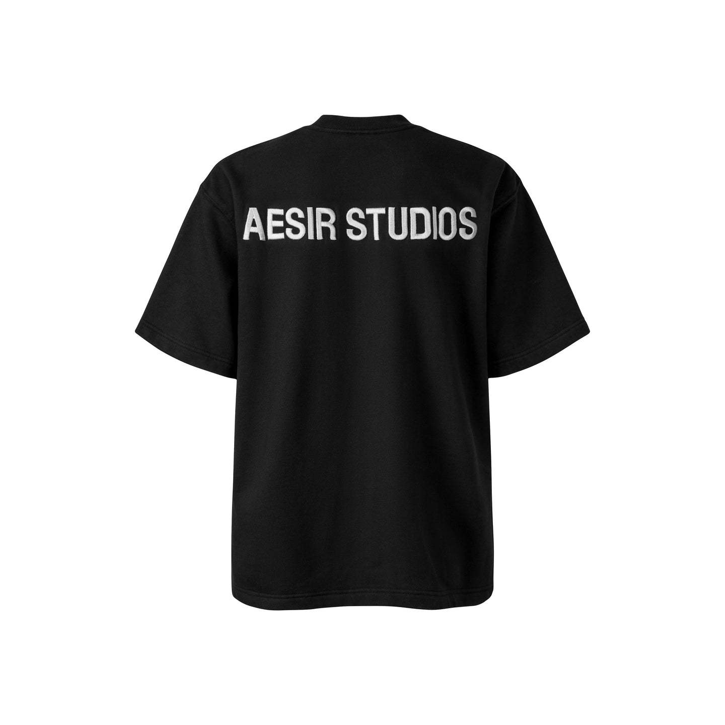 SSSS - UNISEX - Logo Embroidery T-shirt (black)