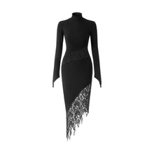 Load image into Gallery viewer, SSSS - WOMEN - Burning Midi - Dress (black)
