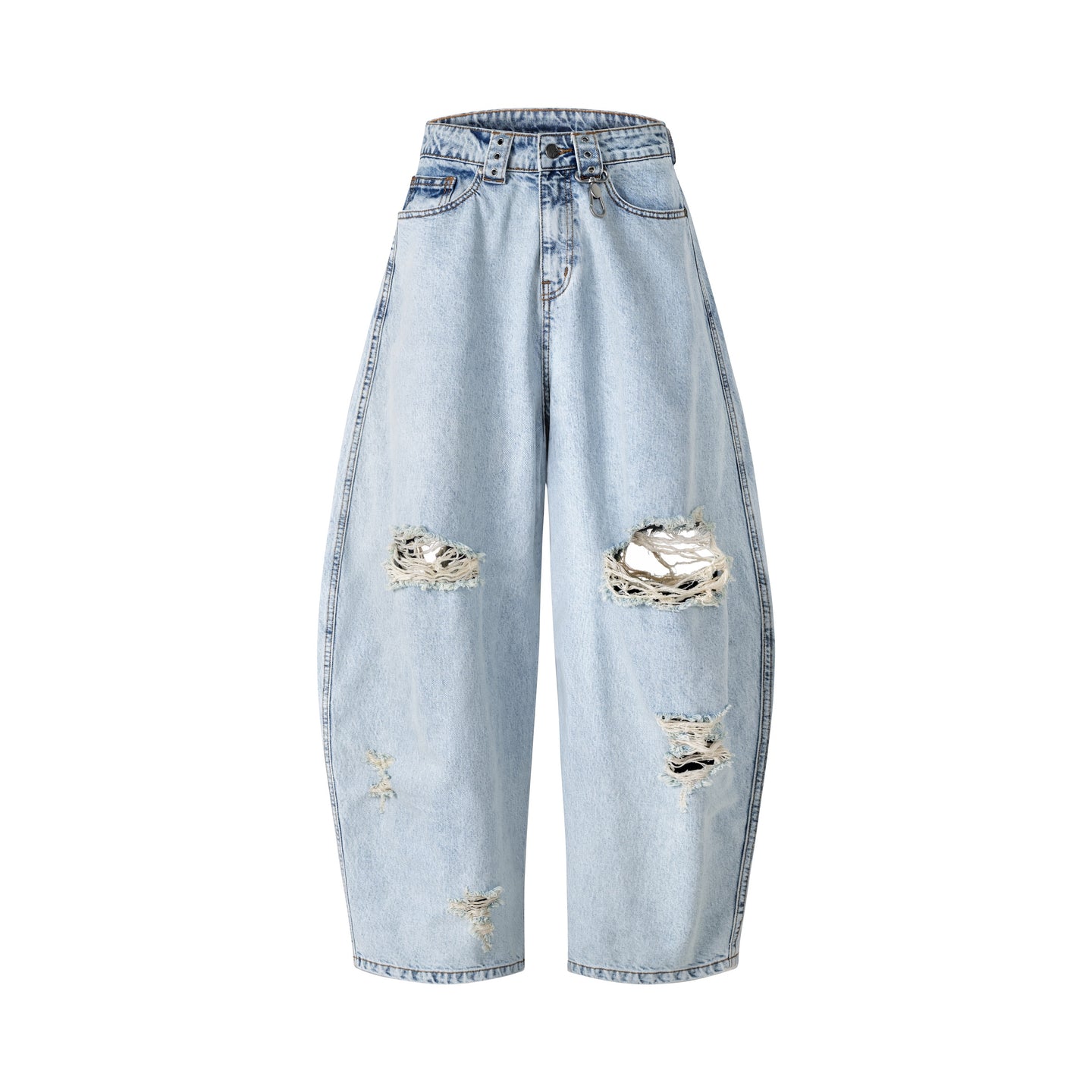 SSSS - UNISEX - Distressed balloon - Jeans (blue/dark)