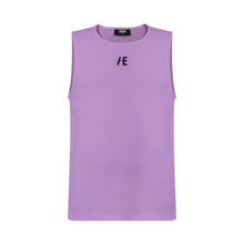 Load image into Gallery viewer, MEN - LOGO TANKTOP (white/purple/black)
