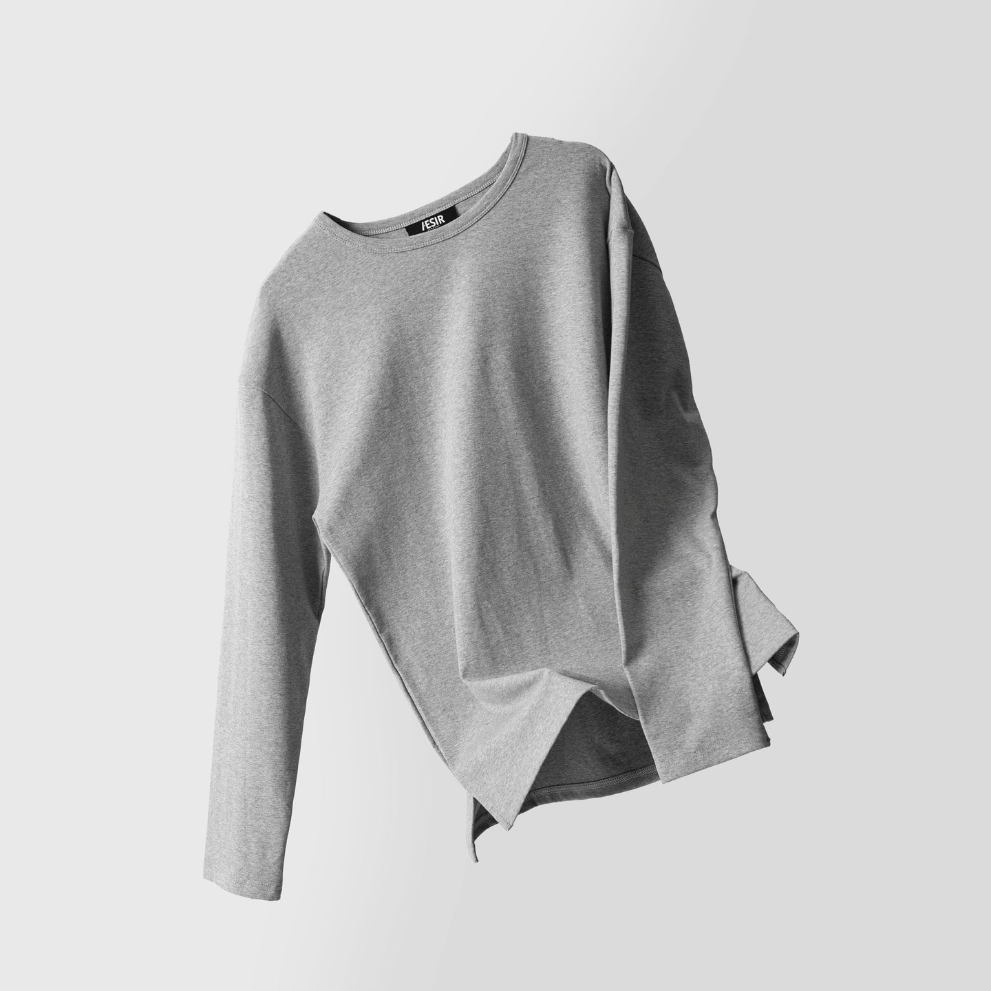 MEN - BASIC LONG SLEEVE SHIRT (white/grey/black)