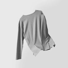 Lade das Bild in den Galerie-Viewer, MEN - BASIC LONG SLEEVE SHIRT (white/grey/black)
