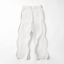 Load image into Gallery viewer, MEN - KAKI WAVE PANTS (white/black)
