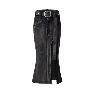 ATLU - Buckle - Cut out skirt (blackwash)