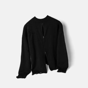 ATLU - Two way zip - Sweater (black)