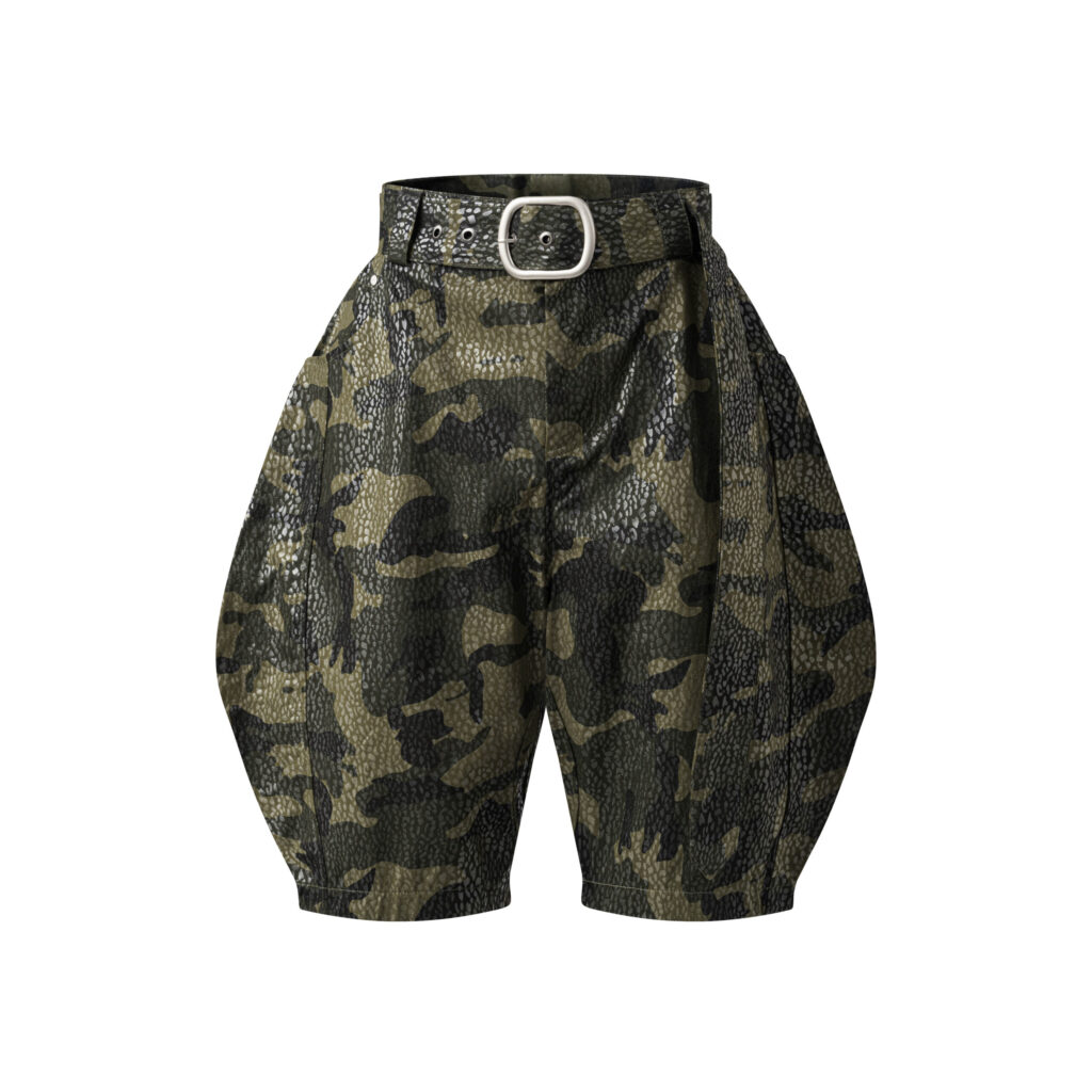MEN - HEINO - Waxed Camo Jorts