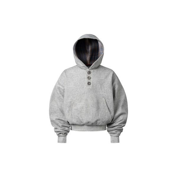 AESIR X MARLON -  Henley reversible hoodie jacket