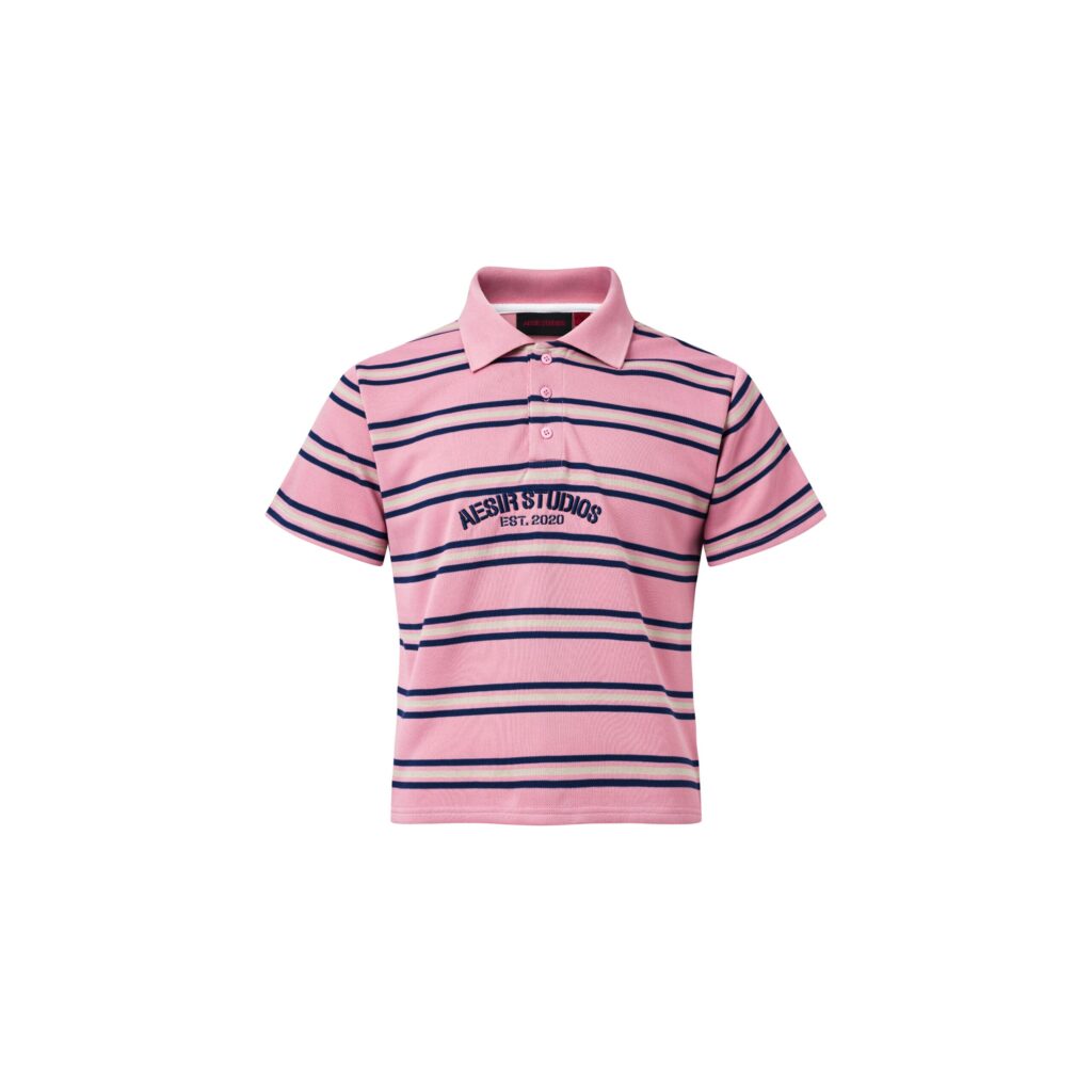 UNISEX - BUBBLE GUM - Baby Polo Tee