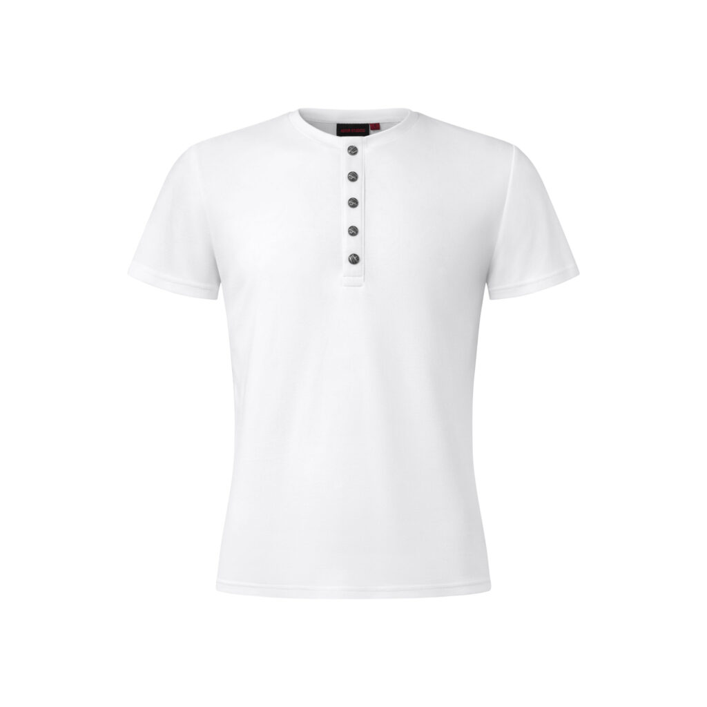 MEN - Button - Henley Tee