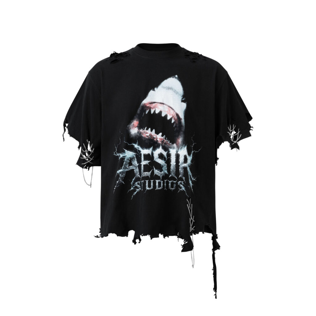 UNISEX - Bloodlust Distressed Chain Tee