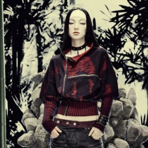 Woman - Crimson Scar - Knit top