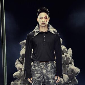 UNISEX - Süriken - Collar long sleeve - Shirt